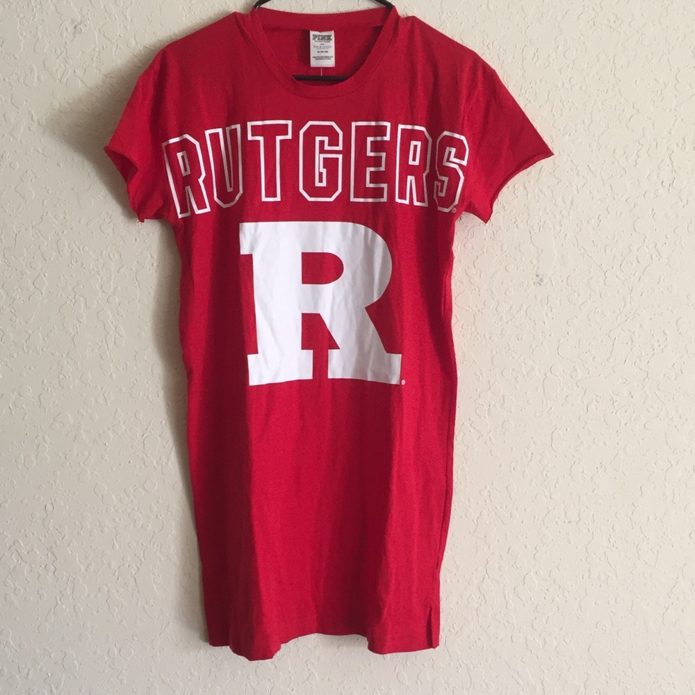 PINK Collegiate Shirt Dress